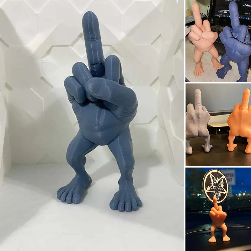 Middle Finger Figure With Legs - Image 4