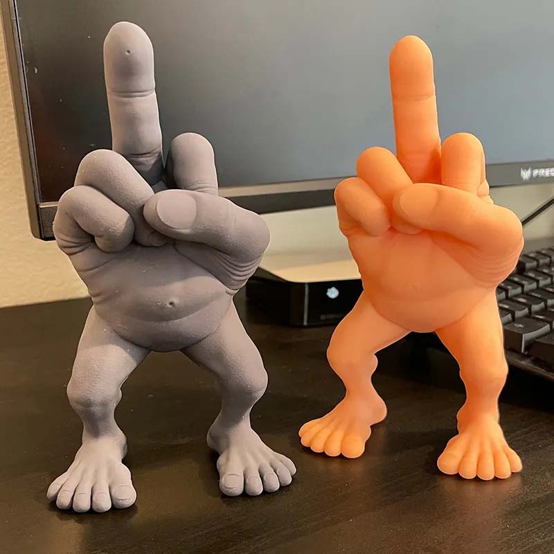 Middle Finger Figure With Legs - Image 5