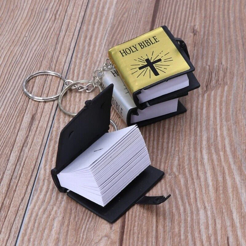 Mini Bible Cross Keychain - Image 7