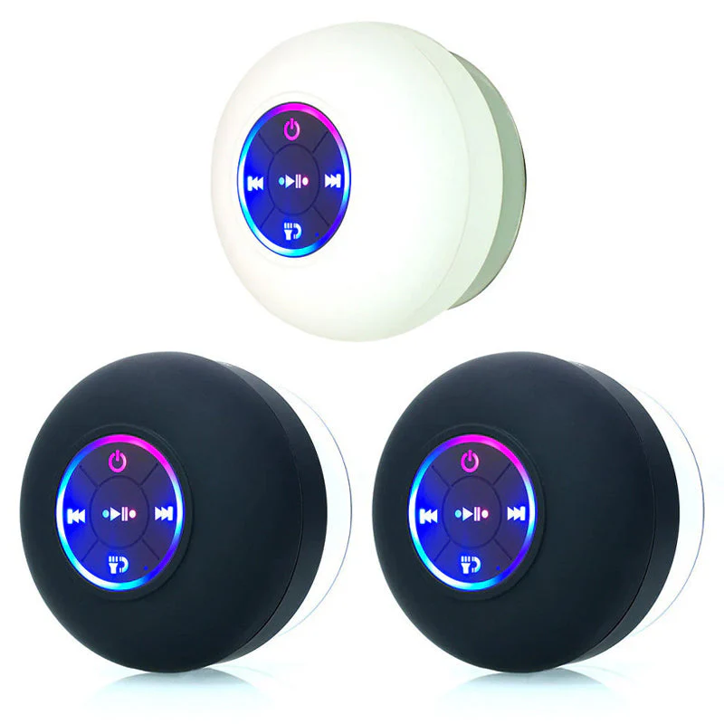 Mini Bluetooth Shower Speaker With Led Light - Image 24