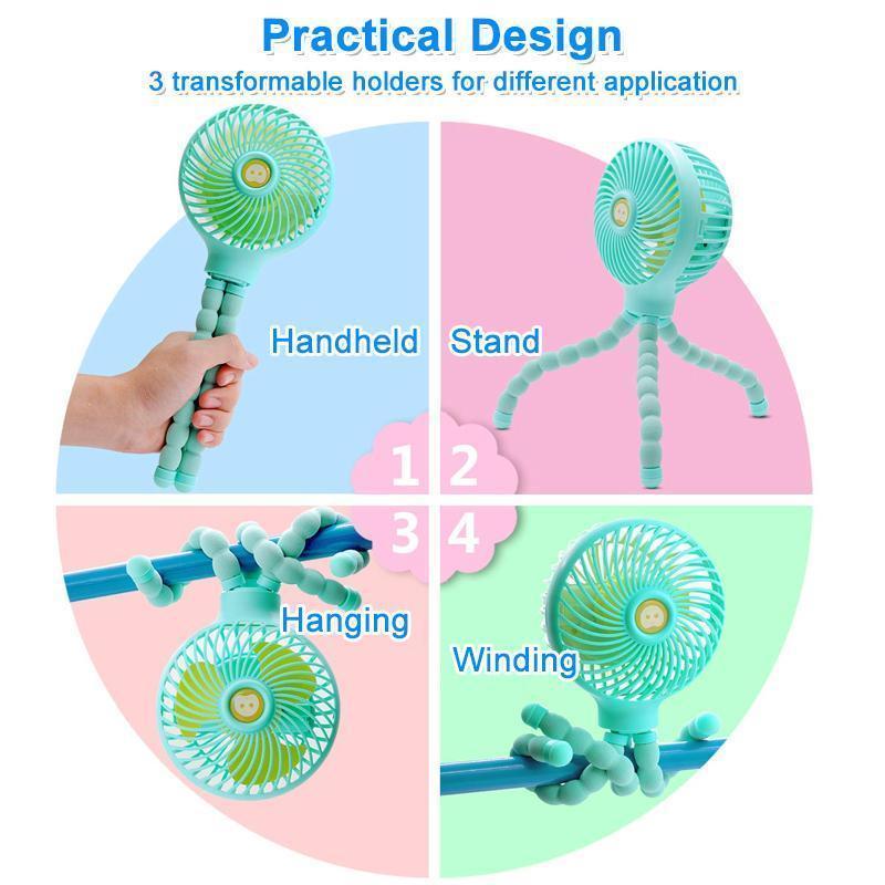 MINI DEFORMABLE PORTABLE FAN - Image 5
