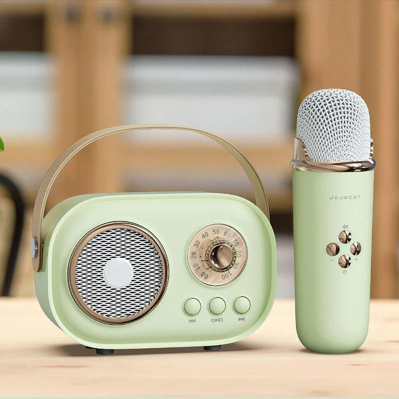 Mini Karaoke Machine & Bluetooth Speaker With Wireless Microphone - Image 10
