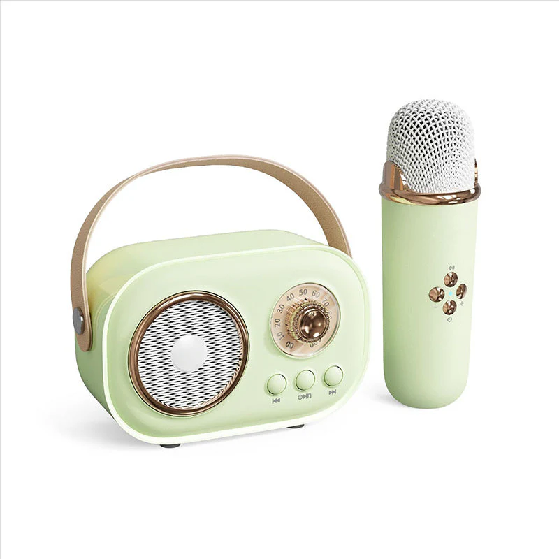 Mini Karaoke Machine & Bluetooth Speaker With Wireless Microphone - Image 15