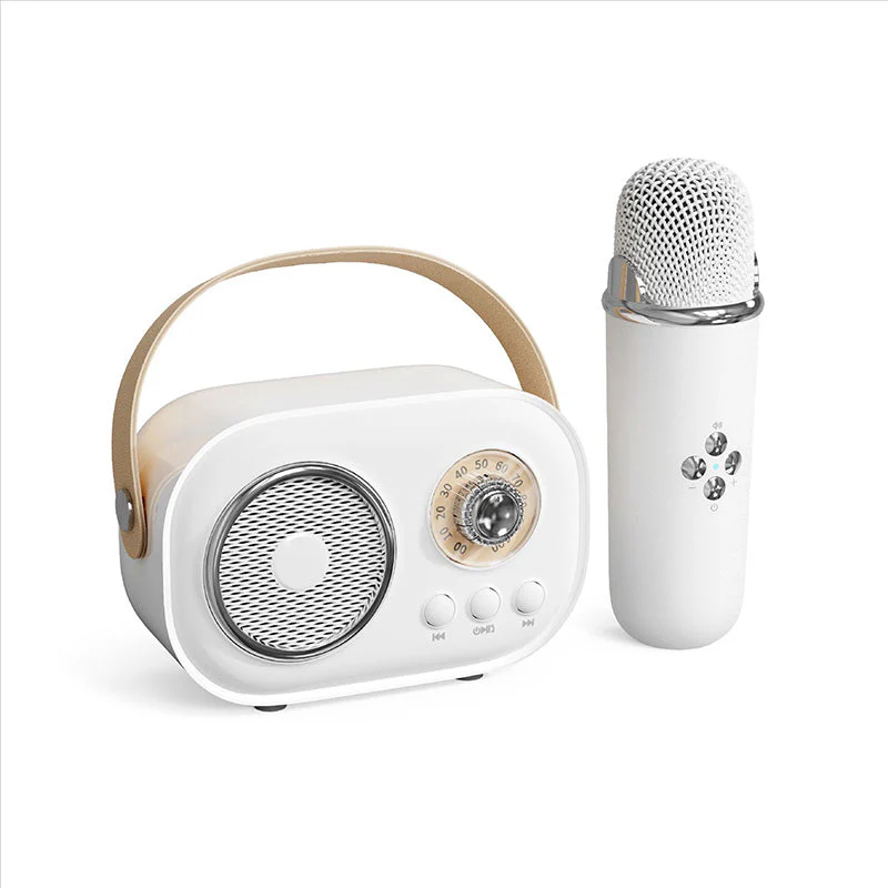 Mini Karaoke Machine & Bluetooth Speaker With Wireless Microphone - Image 19