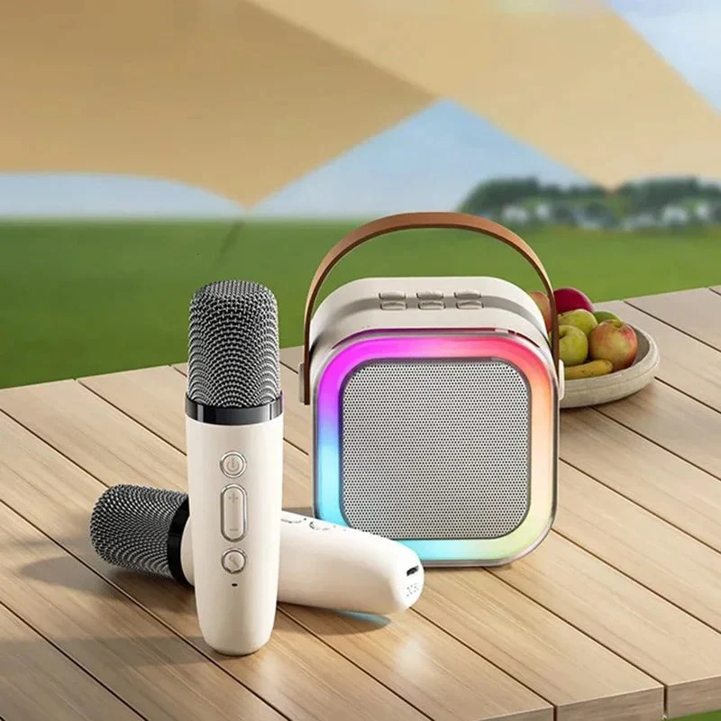 Mini Karaoke Machine with Wireless Microphones - Image 10