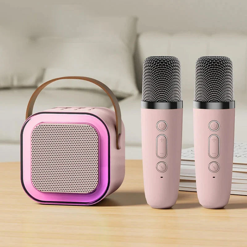 Mini Karaoke Machine with Wireless Microphones - Image 11