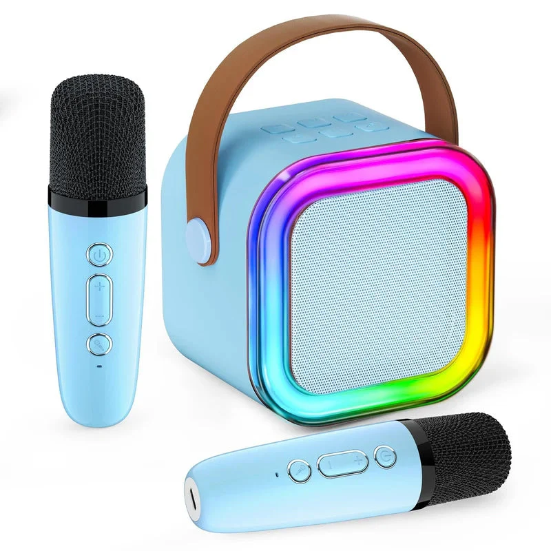 Mini Karaoke Machine with Wireless Microphones - Image 16