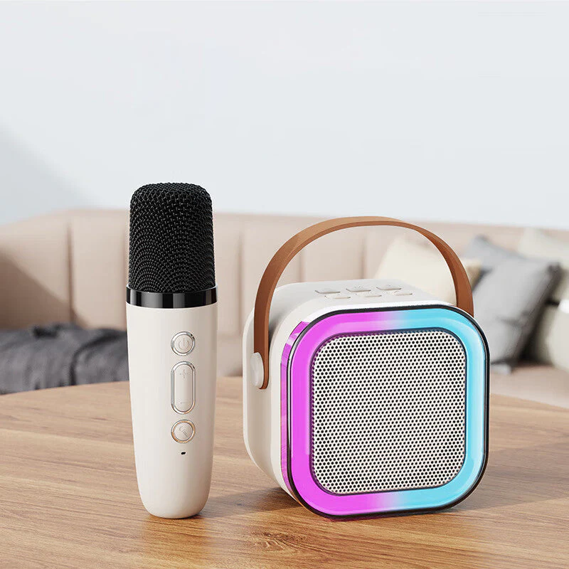 Mini Karaoke Machine with Wireless Microphones - Image 9