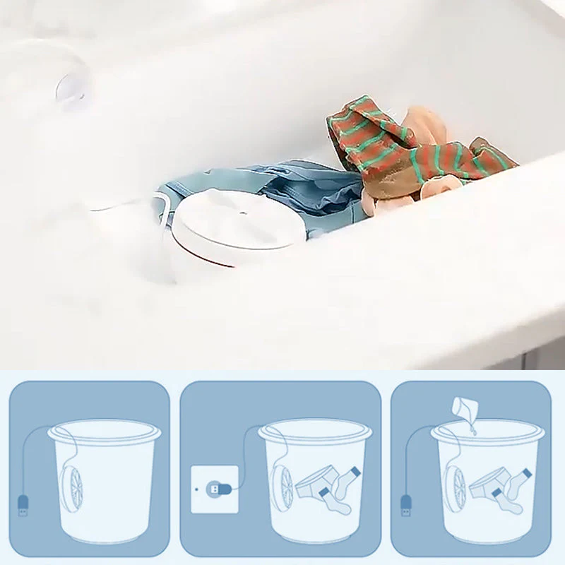 Mini Portable Washing Machine for Sink - Image 4