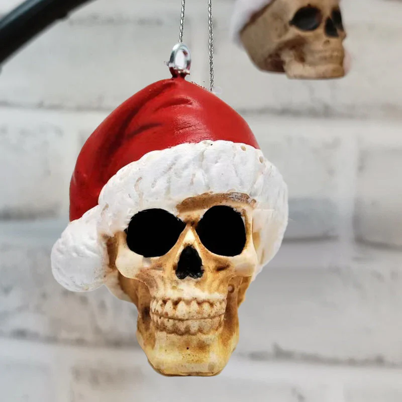 Mini Skeleton with Christmas Hat - Image 8