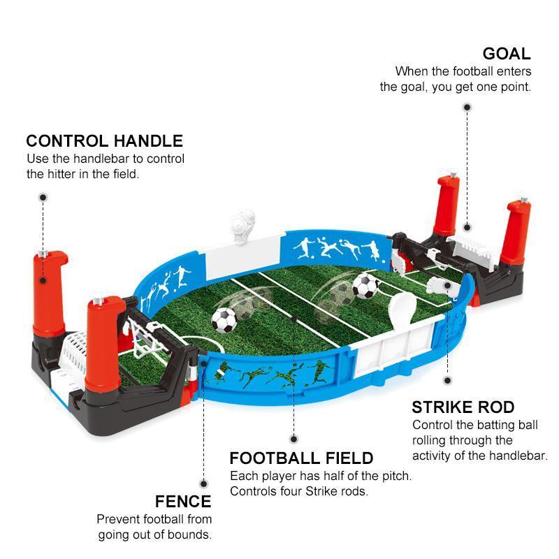 Mini Tabletop Soccer Game Desktop - Image 6