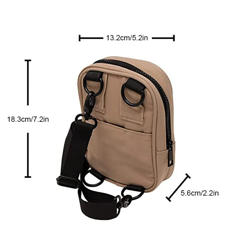 Mini Waterproof Crossbody Bag - Image 11