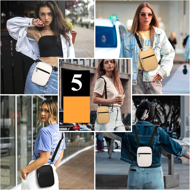 Mini Waterproof Crossbody Bag - Image 3
