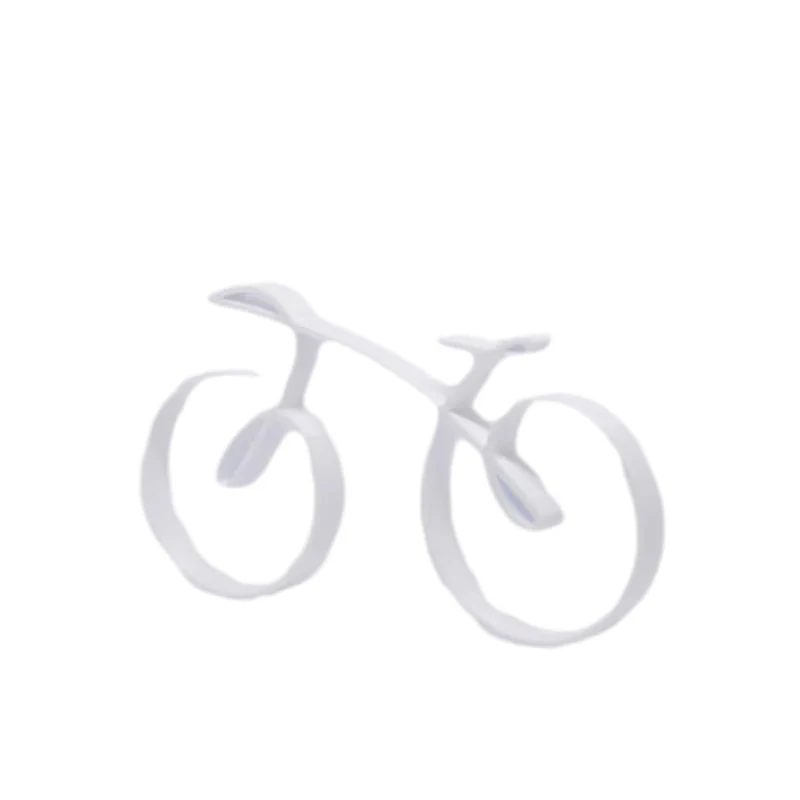 Minimalist Bicycle Sculpture Wireframe Style - Image 12