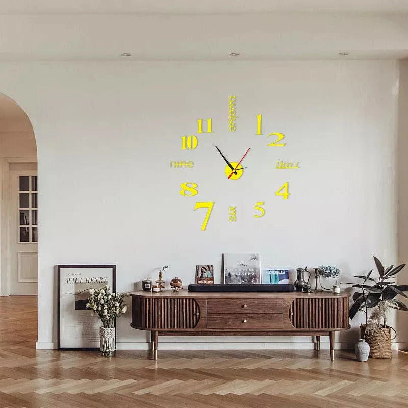 Modern DIY Punch-Free Wall Clock - Image 10