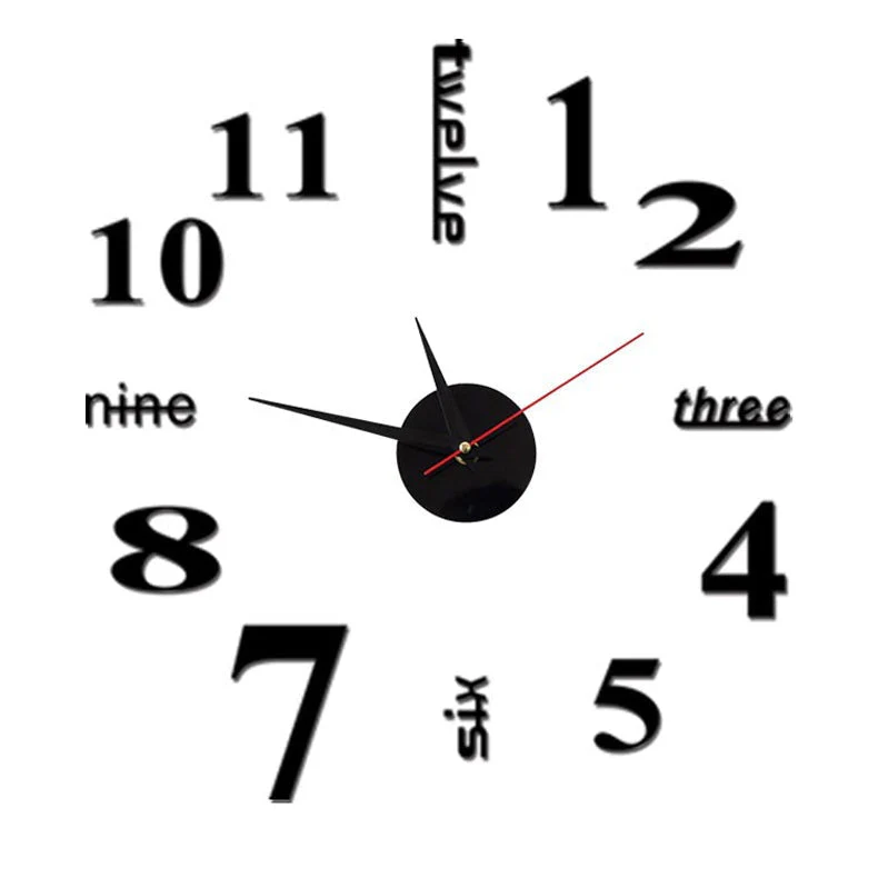 Modern DIY Punch-Free Wall Clock - Image 16