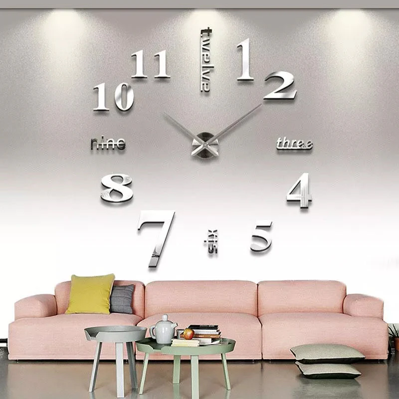 Modern DIY Punch-Free Wall Clock - Image 9