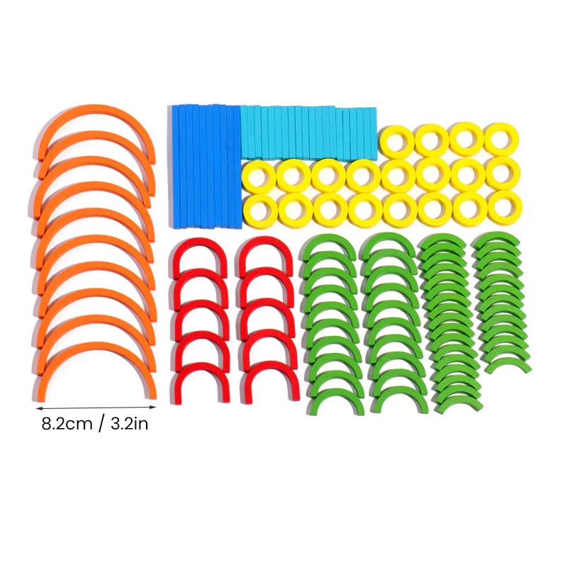 Montessori Children's Puzzle Logic Training Ring Game - Image 11