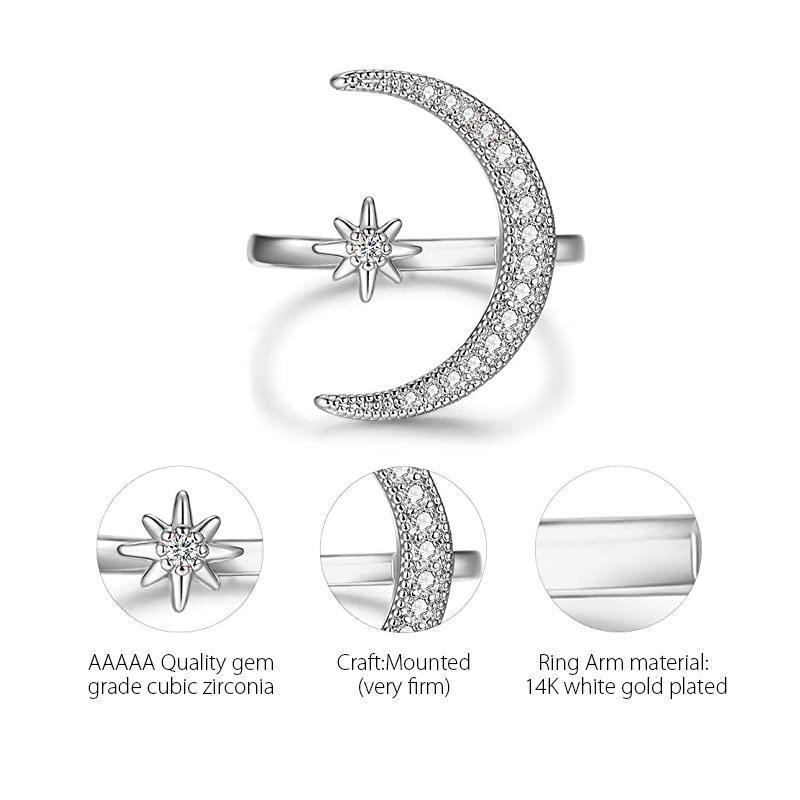 Moon & Star Ring - Image 4