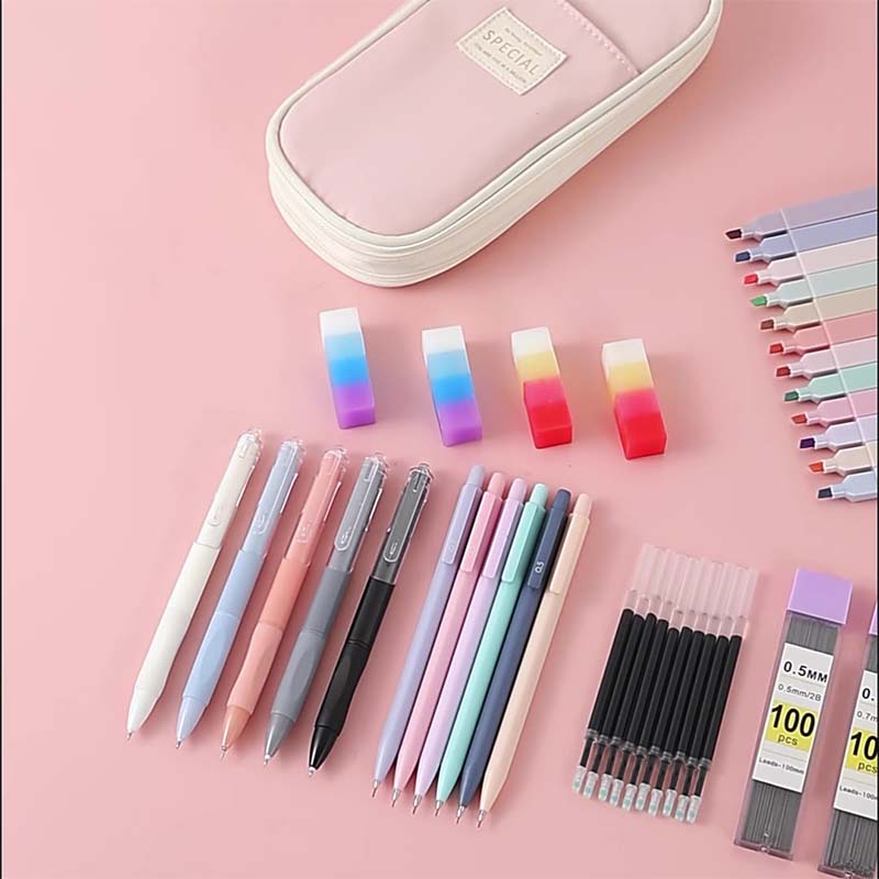 Morandi Large Capacity Stationery Set - Image 13