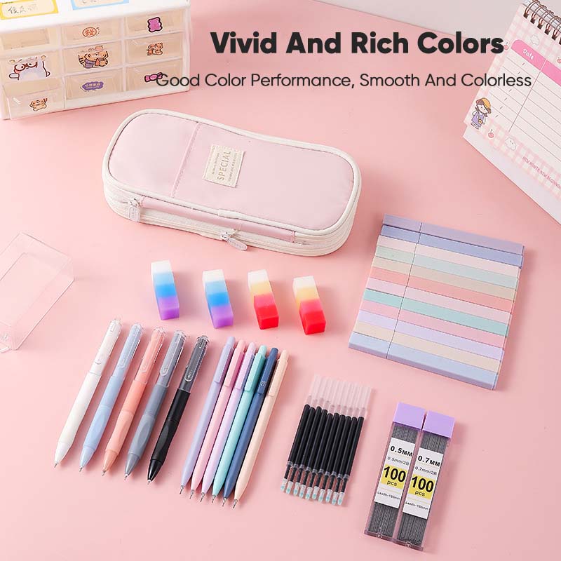 Morandi Large Capacity Stationery Set - Image 3