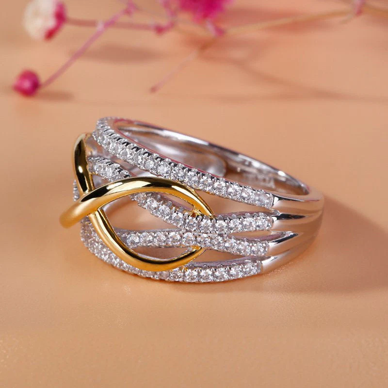 Mother & Daughter Forever Linked Together Ring - Image 2