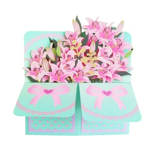 Mother's Day Sale 3D Pop up Flower Bouquet Card - Image 7