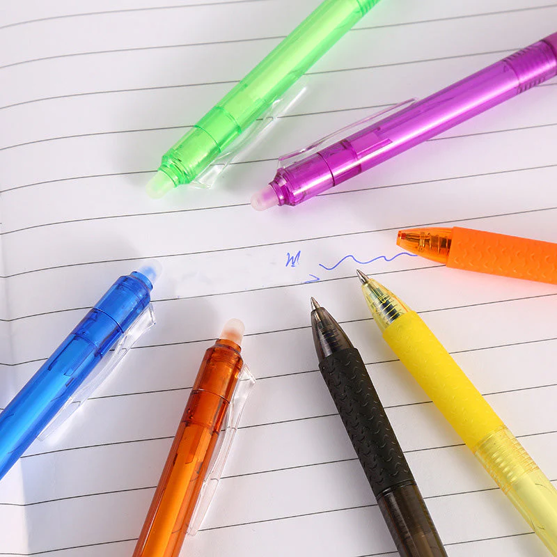 Multi-Color Erasable Gel Pens (12 pcs) - Image 2