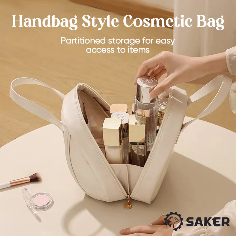 Multi-layered Shell-shaped Cosmetic Bag - Image 2