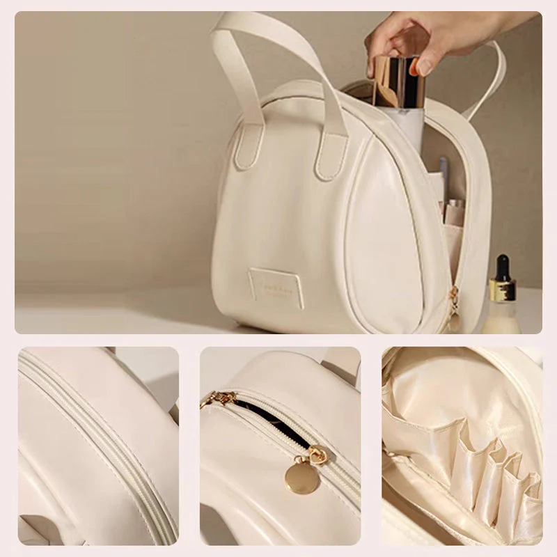 Multi-layered Shell-shaped Cosmetic Bag - Image 3