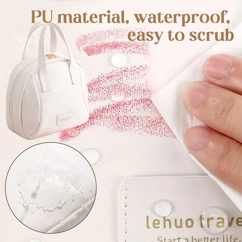 Multi-layered Shell-shaped Cosmetic Bag - Image 5