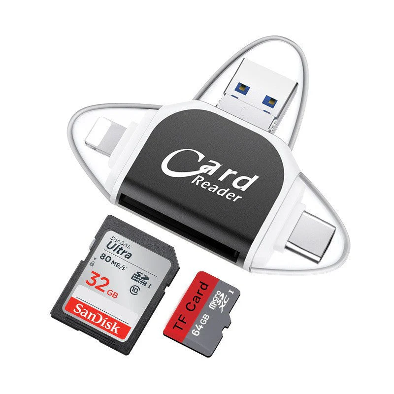 Multi-Port 4 in1 Universal SD TF Card Reader - Image 19