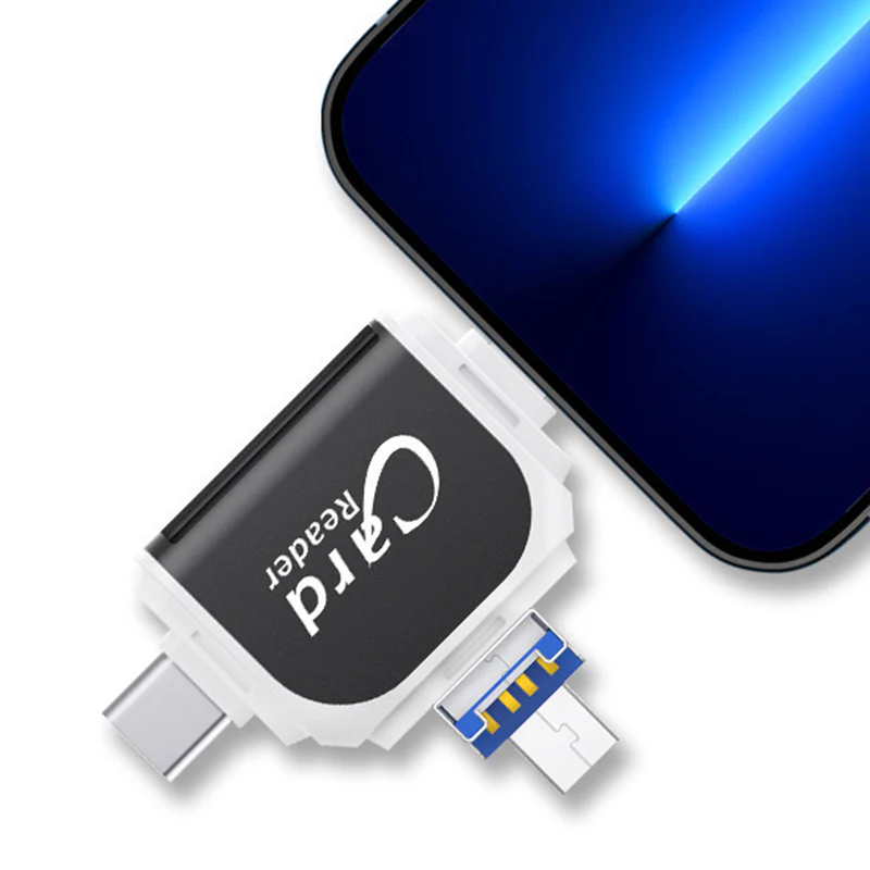 Multi-Port 4 in1 Universal SD TF Card Reader - Image 7