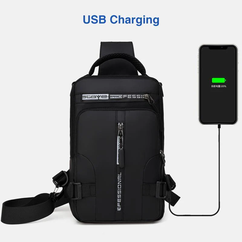 Multi-Usage Chest Bag with Charging Port - Image 5