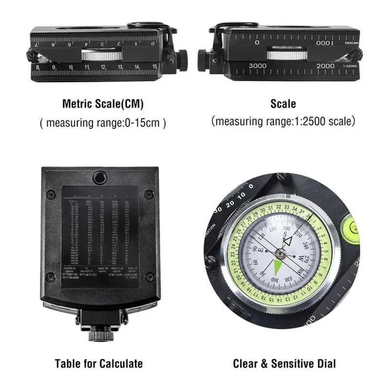 Multifunctional Military Aiming Navigation Compass - Image 5