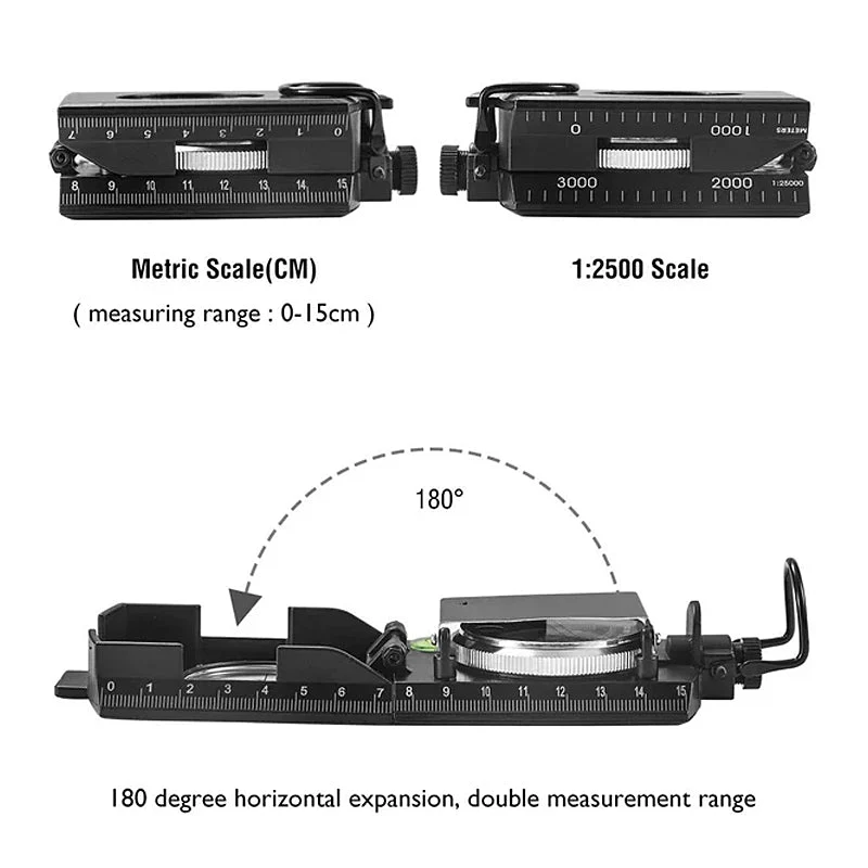 Multifunctional Military Aiming Navigation Compass - Image 6
