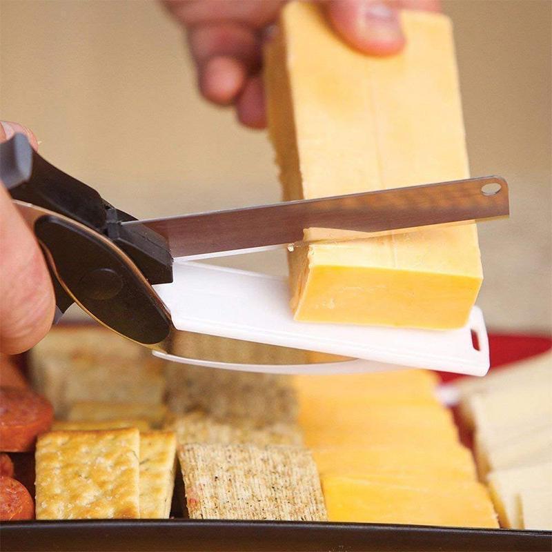 Multifunctional Scissors Food Vegetable Scissor 2 in 1 - Image 6