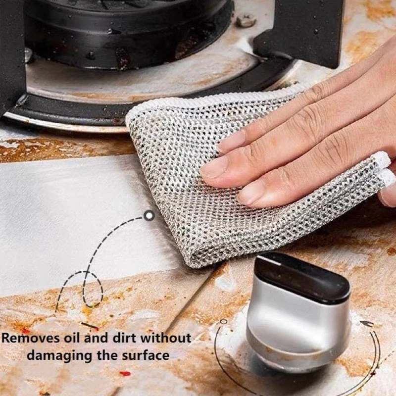 Multipurpose Wire Dishwashing Rags for Wet and Dry - Image 4