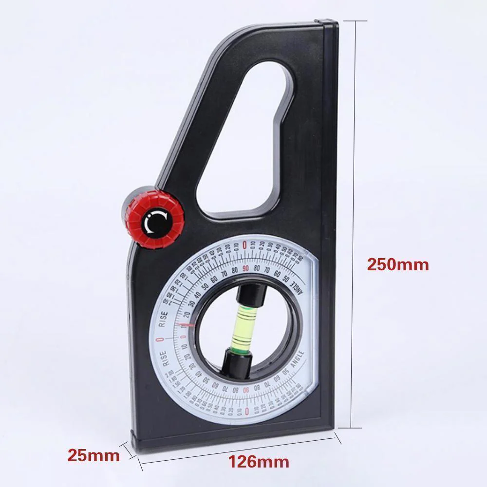 Slope Horizontal Vertical Angle Bevel Protractor Declinometer - Image 2