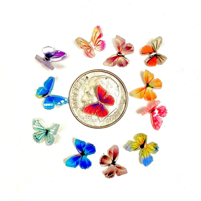 Nail Art Miniature Butterfly - Image 10