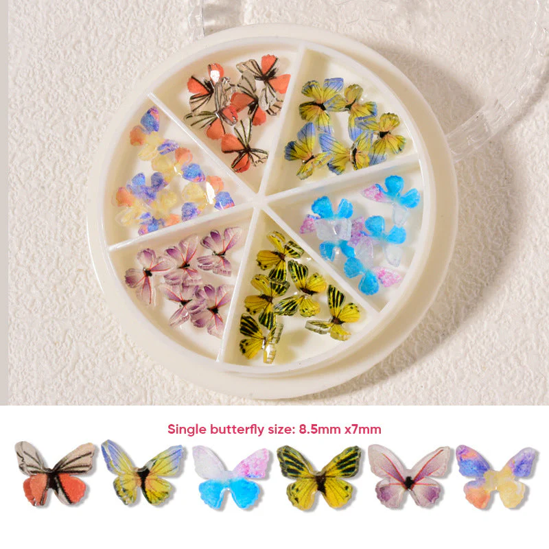 Nail Art Miniature Butterfly - Image 14