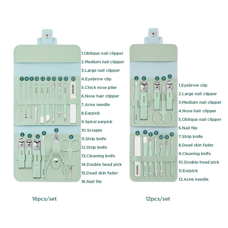 Nail Clippers Portable Set (12/16pcs) - Image 23