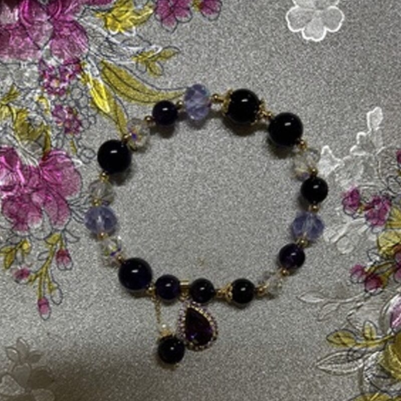 Natural Amethyst Water Drop Bracelet - Image 10