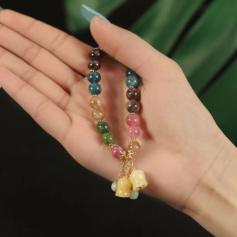 Natural Colored Tourmaline Bracelet - Image 11