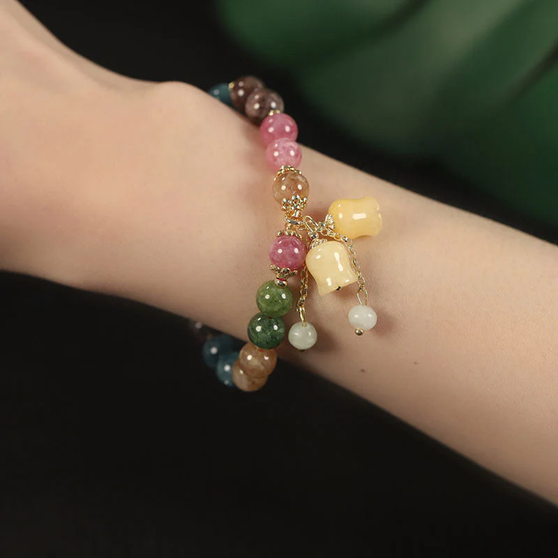 Natural Colored Tourmaline Bracelet - Image 13