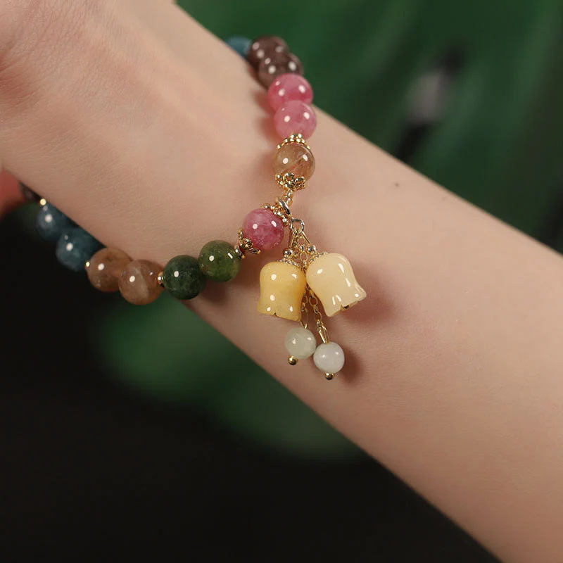 Natural Colored Tourmaline Bracelet - Image 14