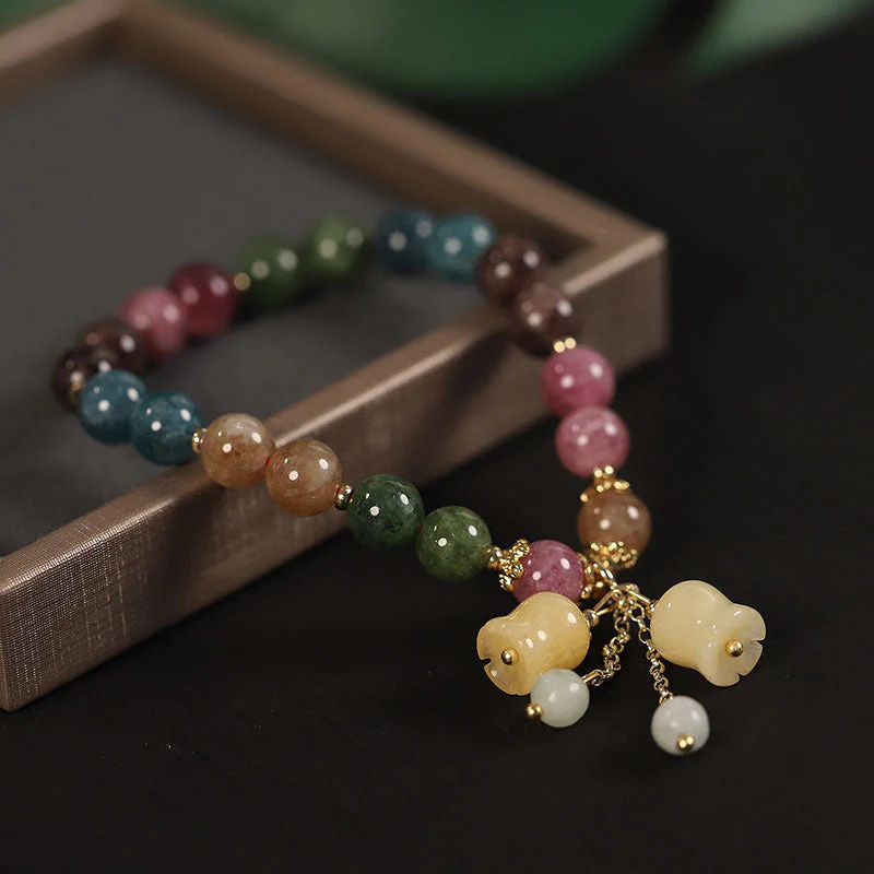 Natural Colored Tourmaline Bracelet - Image 15
