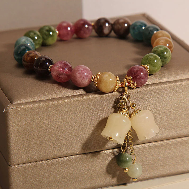 Natural Colored Tourmaline Bracelet - Image 5