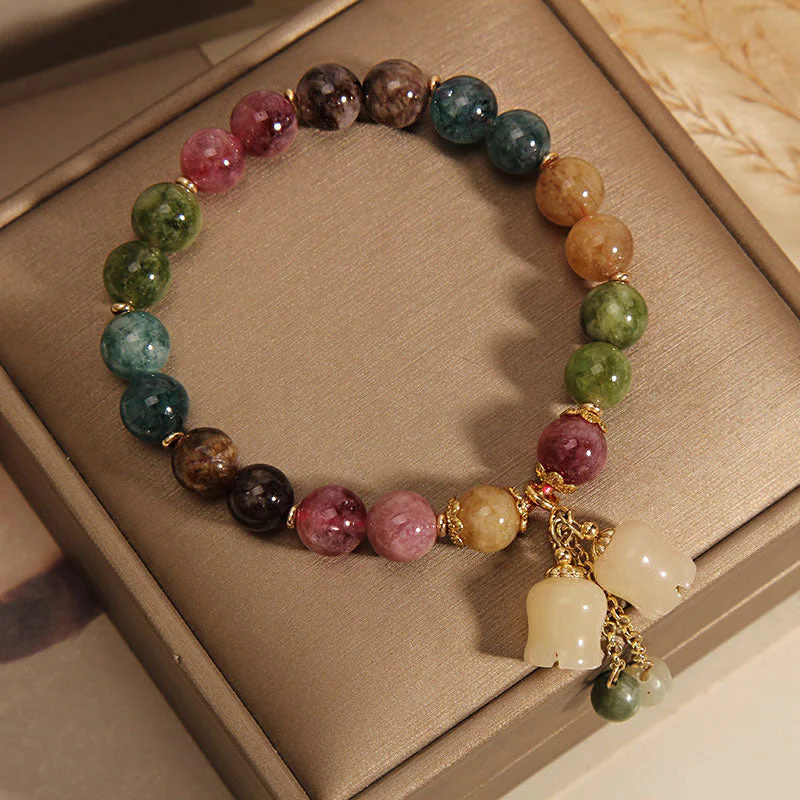 Natural Colored Tourmaline Bracelet - Image 7