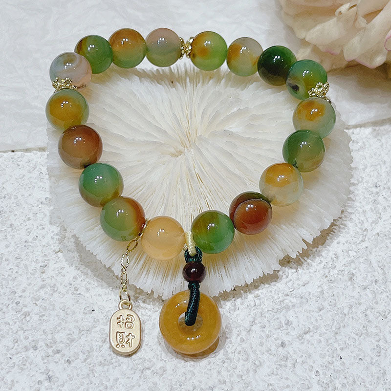 Natural Colorful Agate Bracelet - Image 10
